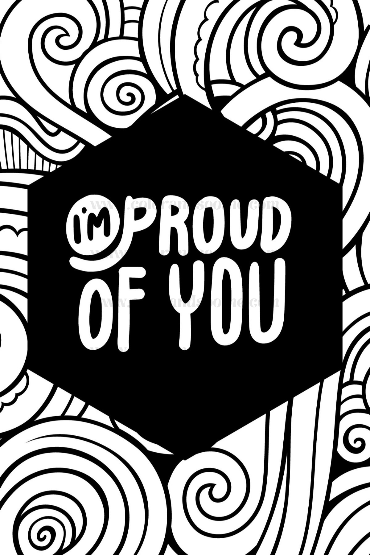 I'm Proud of You 4x6