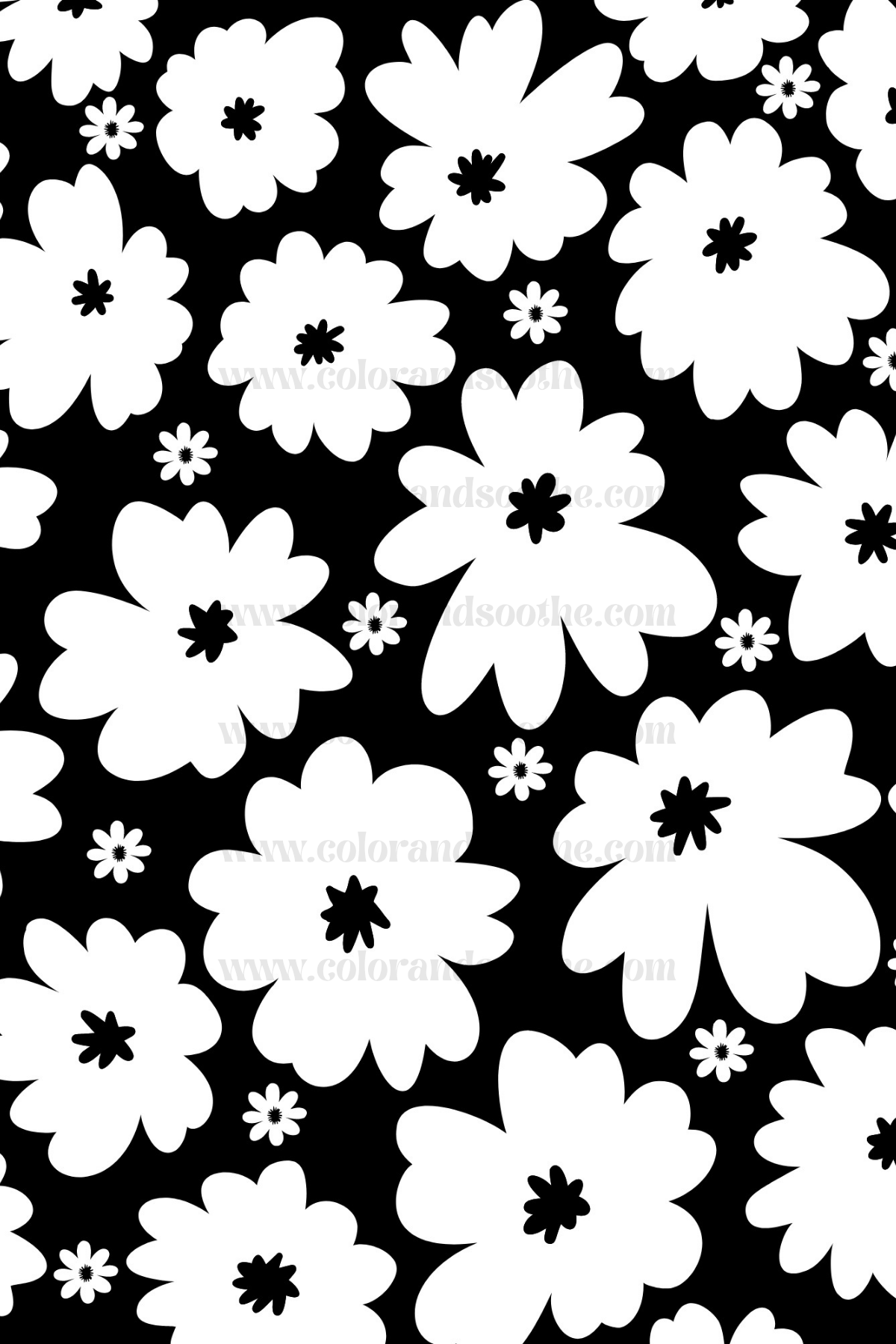 Funky Florals 4x6