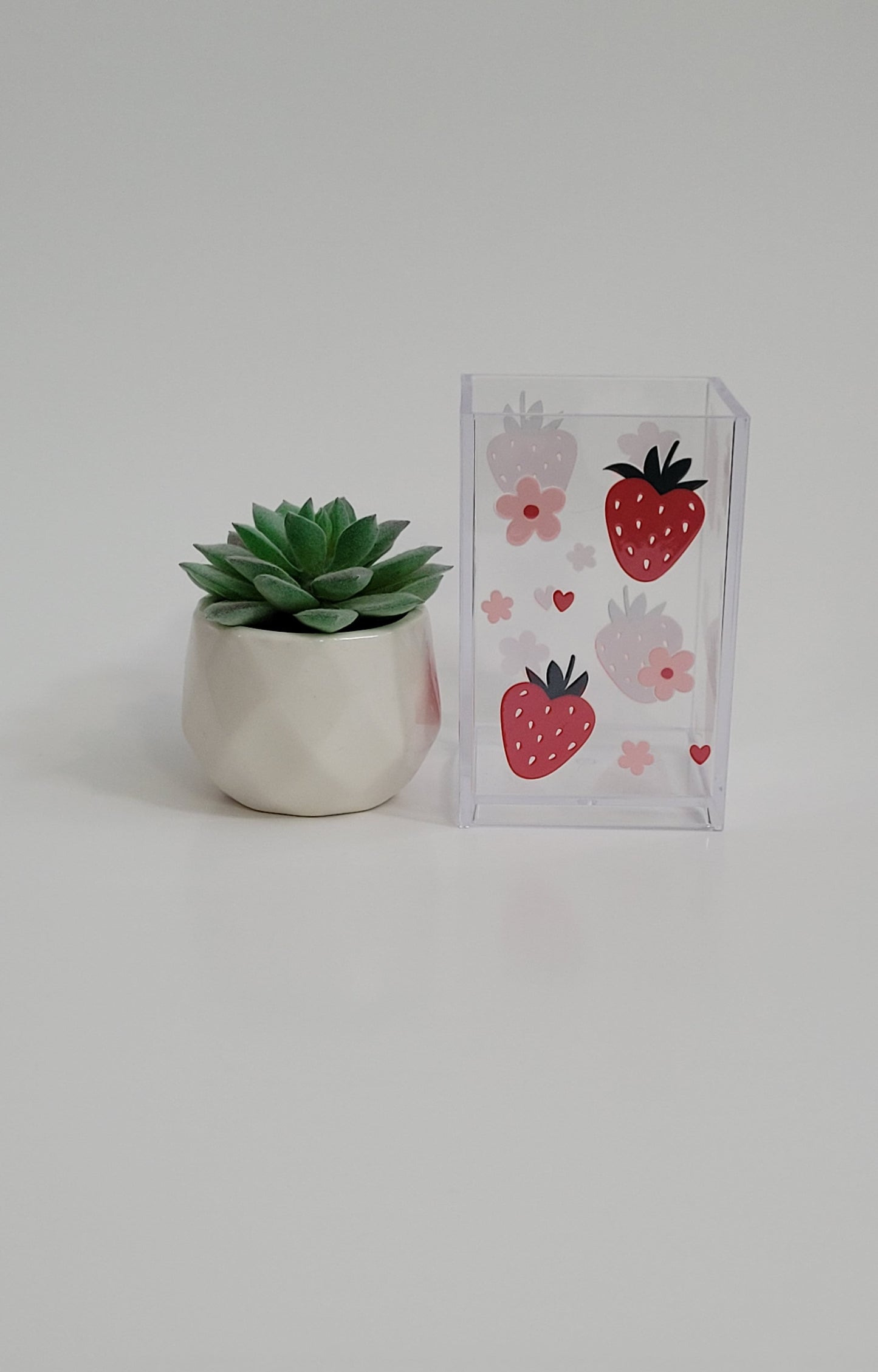 Strawberry Vibes Pencil Holder