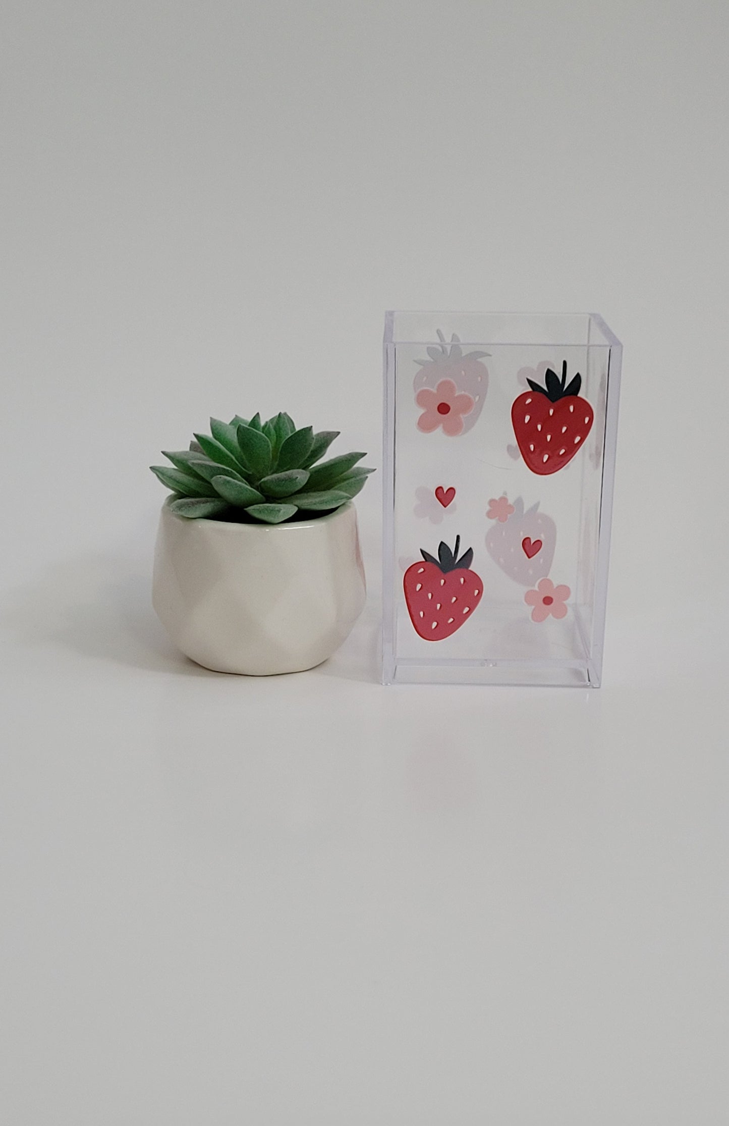 Strawberry Vibes Pencil Holder