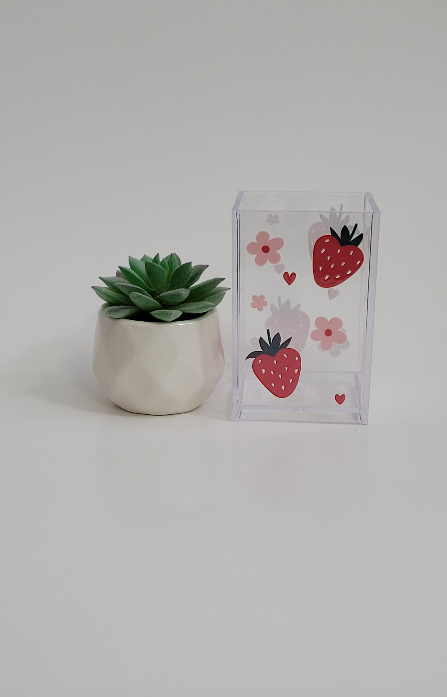 Strawberry Vibes Pencil Holder
