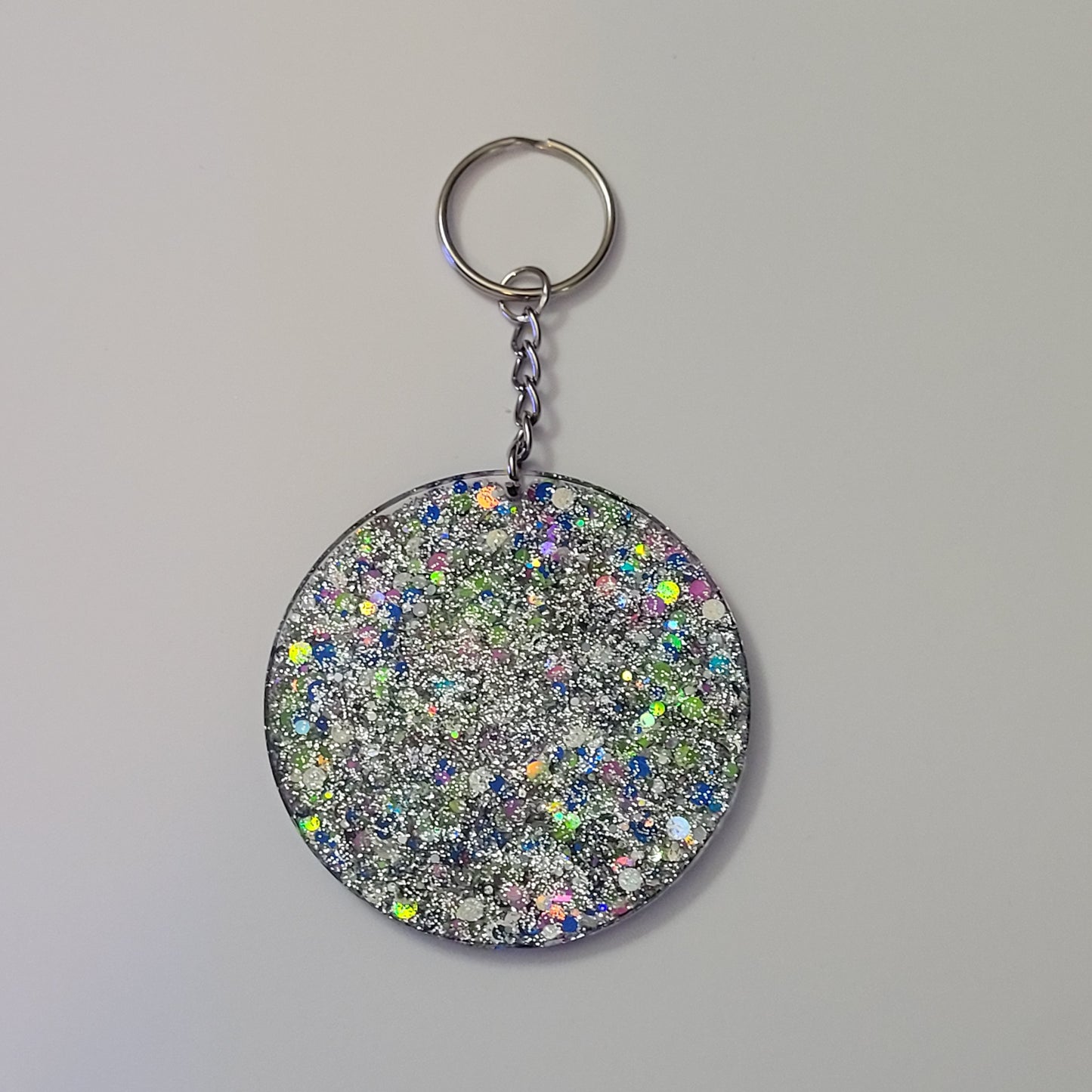 Check Back Tomorrow Confetti Round Keychain