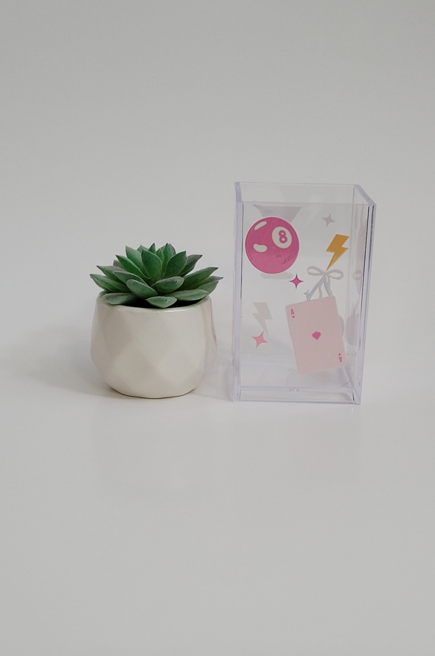 Wish Me Luck Pencil Holder