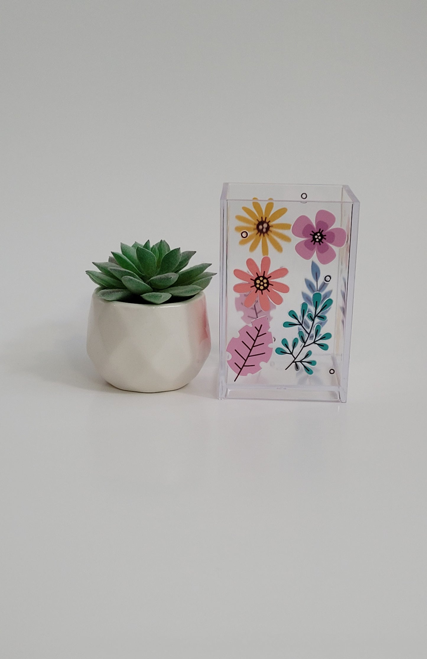 Spring Florals Pencil Holder