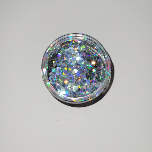 Silver Hexy Confetti