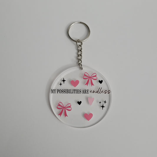 My Possibilities are Endless Acrylic Keychain