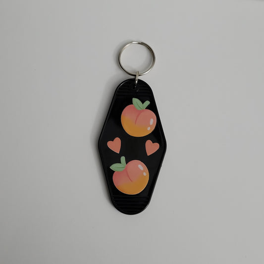 Just Peachy Hotel Keychain