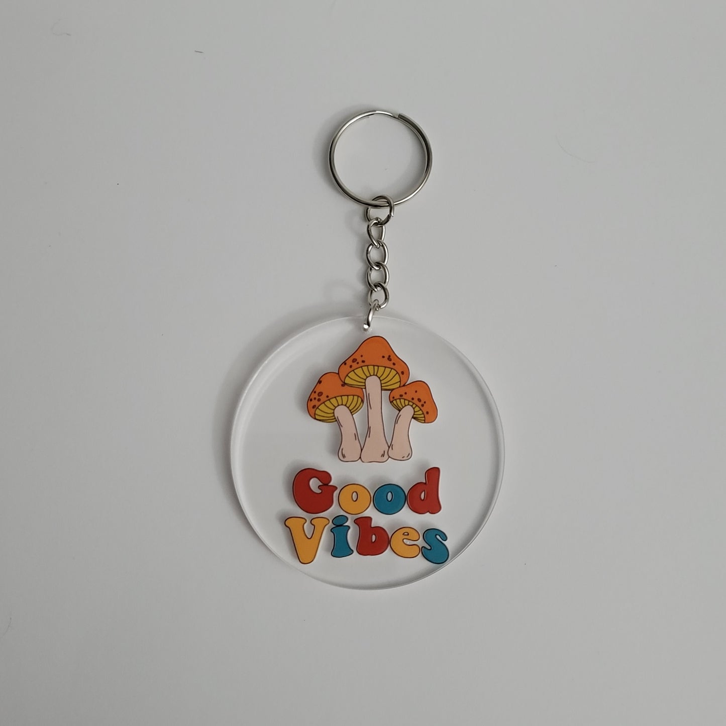 Good Vibes Acrylic Keychain