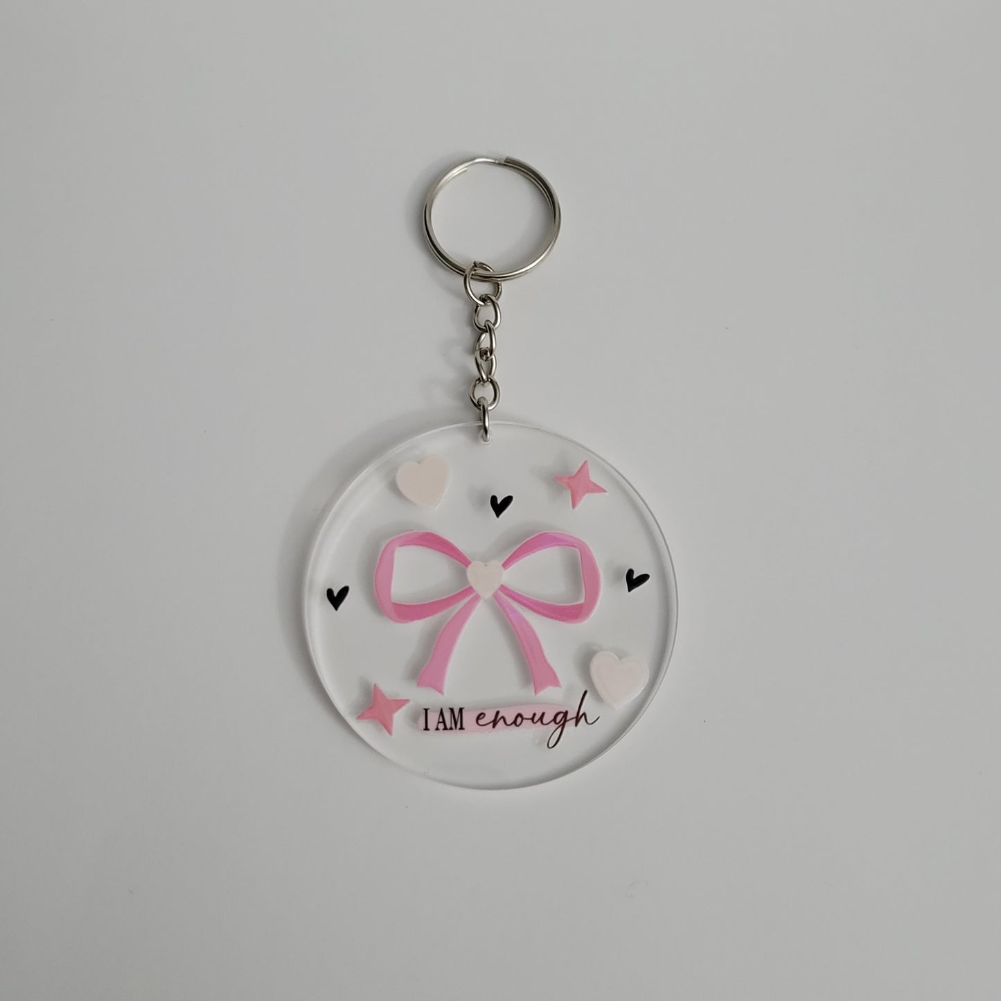I Am Enough Acrylic Keychain