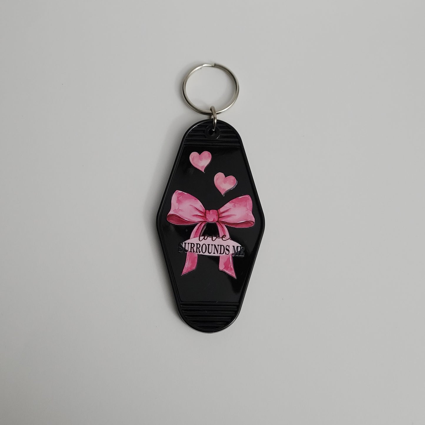 Love Surrounds Me Hotel Keychain