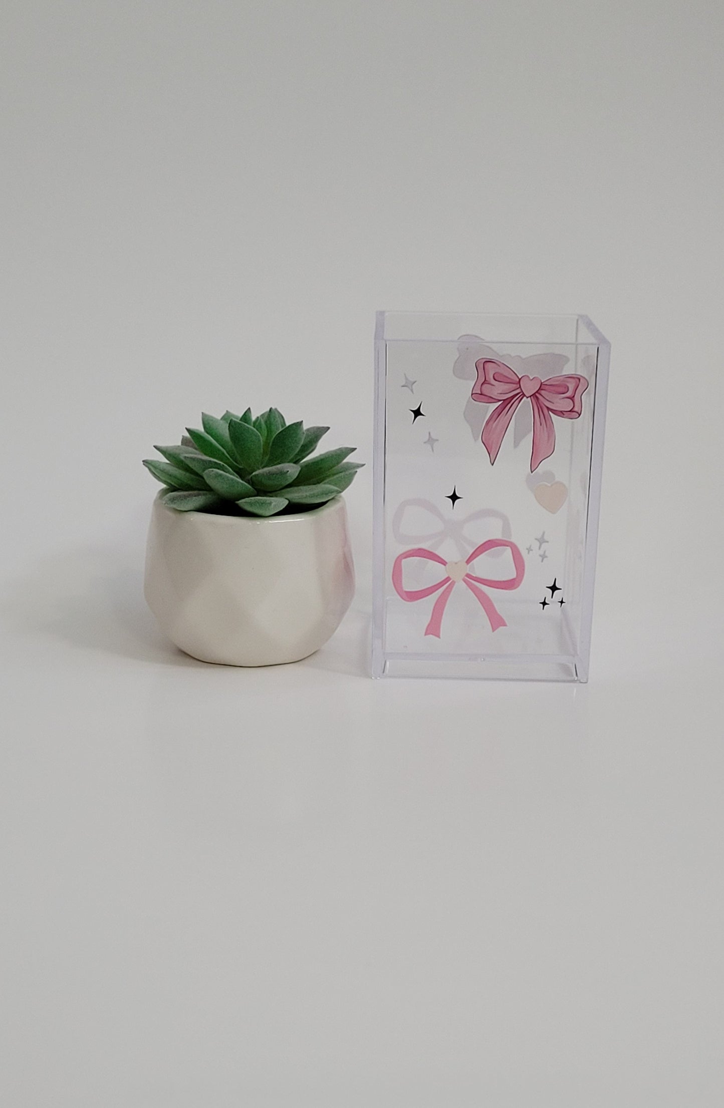 Coquette Bows Pencil Holder