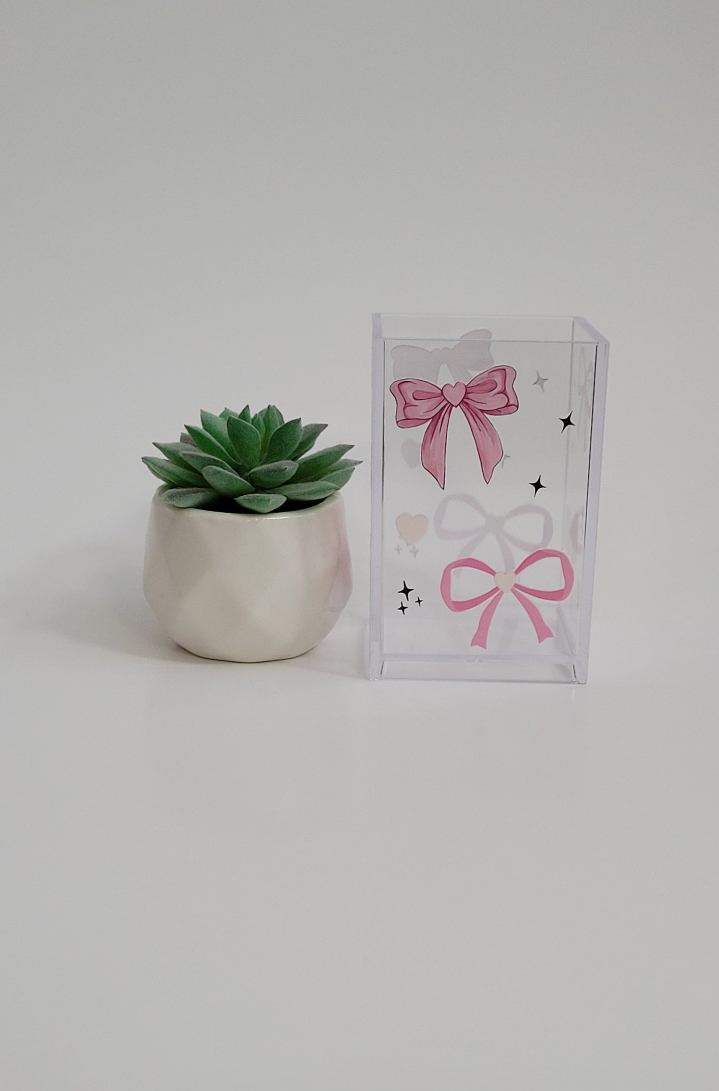 Coquette Bows Pencil Holder