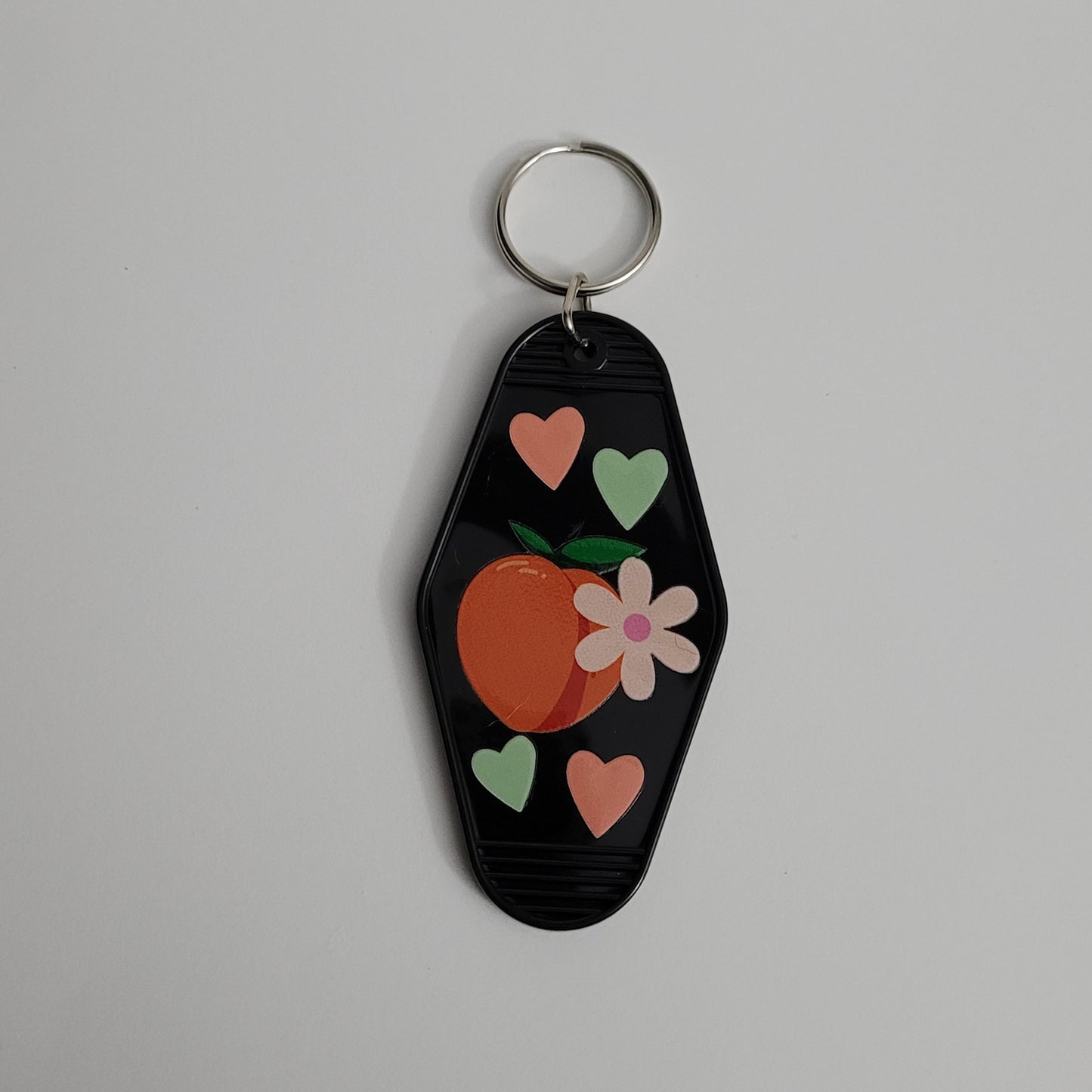 Peachy Vibes Hotel Keychain