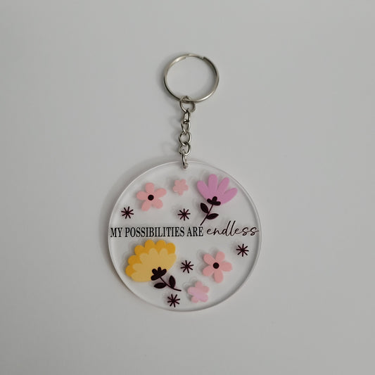 My Possibilities are Endless Acrylic Keychain