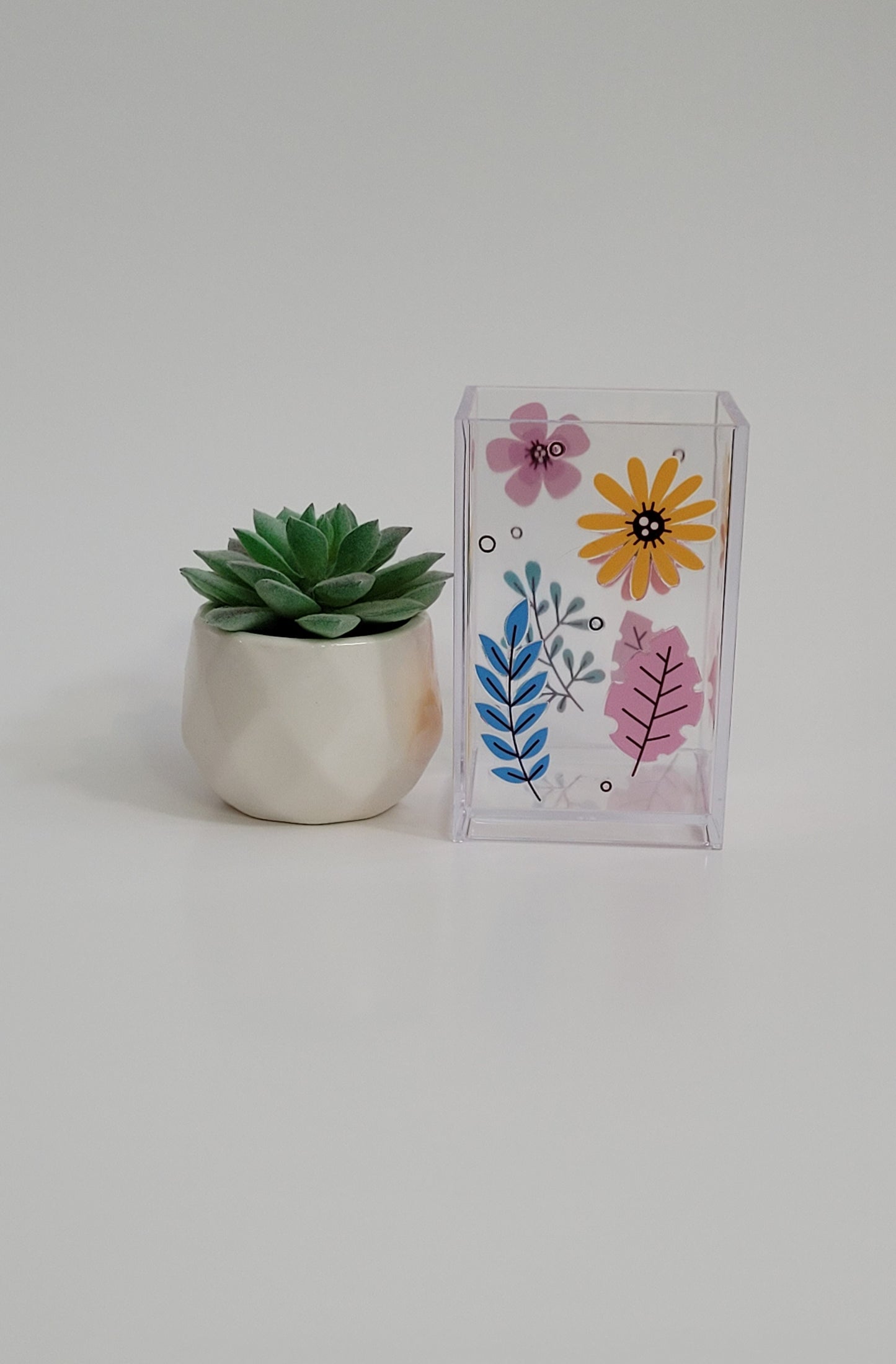 Spring Florals Pencil Holder