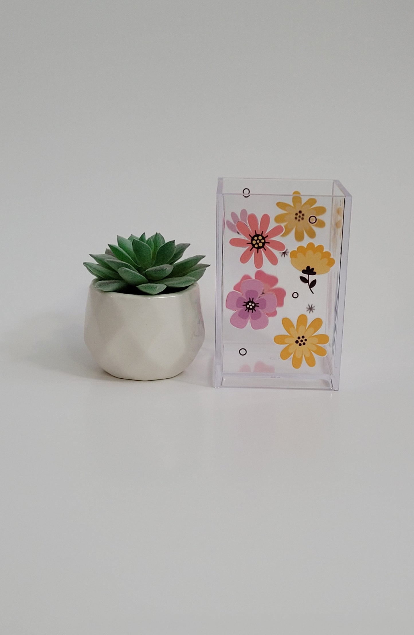 Spring Florals Pencil Holder