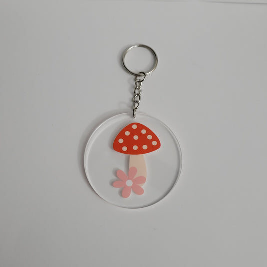 Mr. Mushy Acrylic Keychain