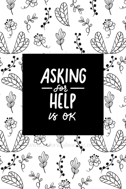 Asking for Help 4x6