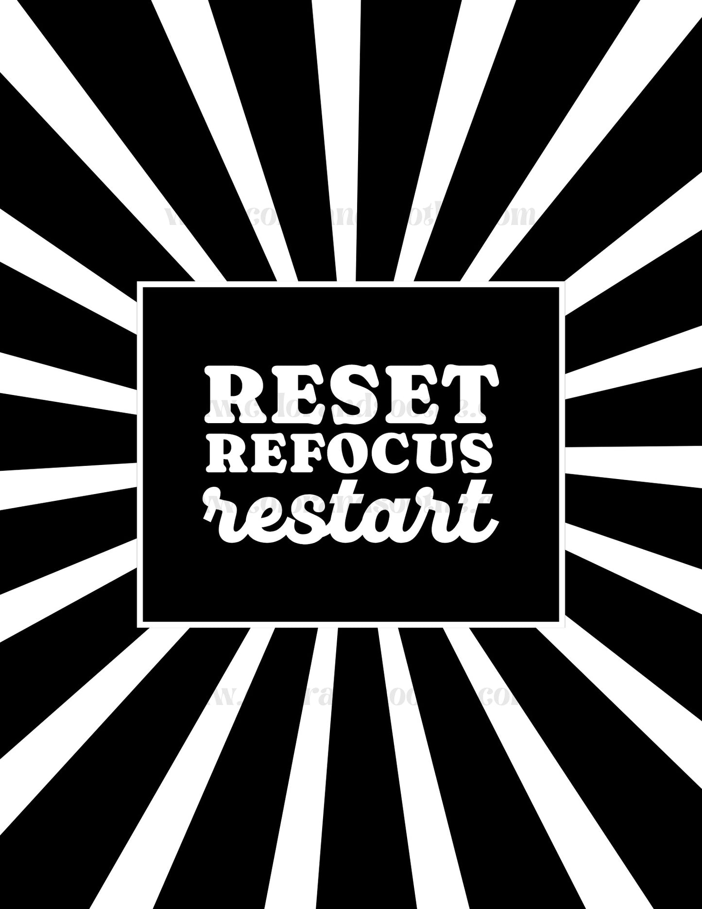 Reset Refocus Restart